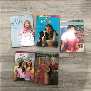 American Girl Book Set with Colorful Covers